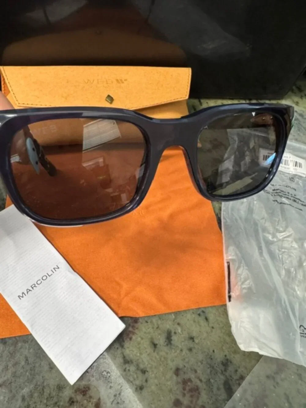 Web Sunglasses Men's WE0336 90A Blue/Smoke 53-20-150 - New W/Case